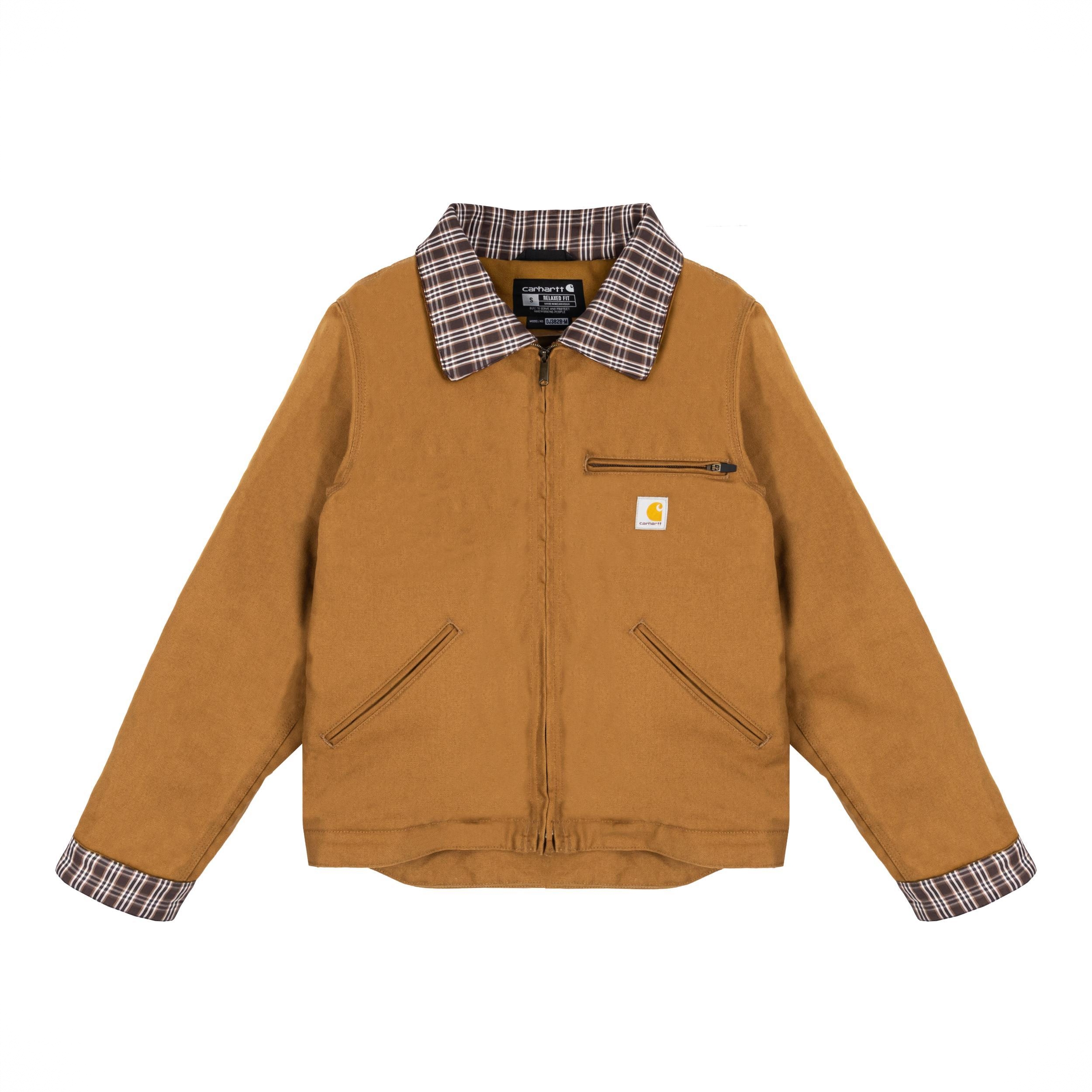 商品配色： 定制/卡其/复古格仔