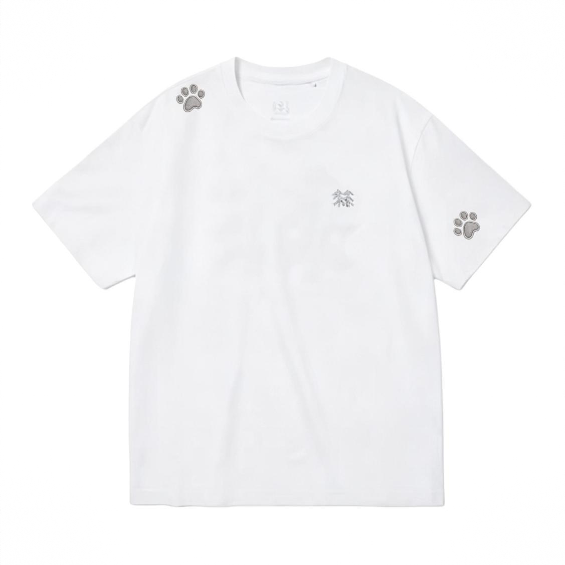 商品配色： 定制/白/海盐猫爪T