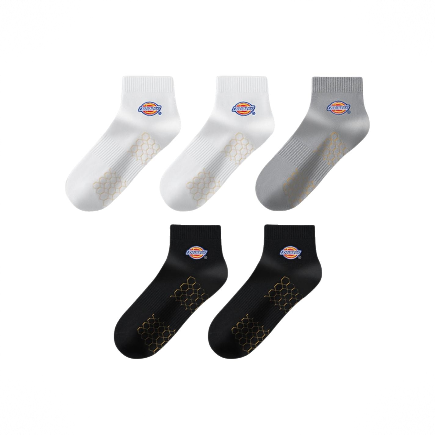 商品配色： 2白色2黑色1灰色 5双