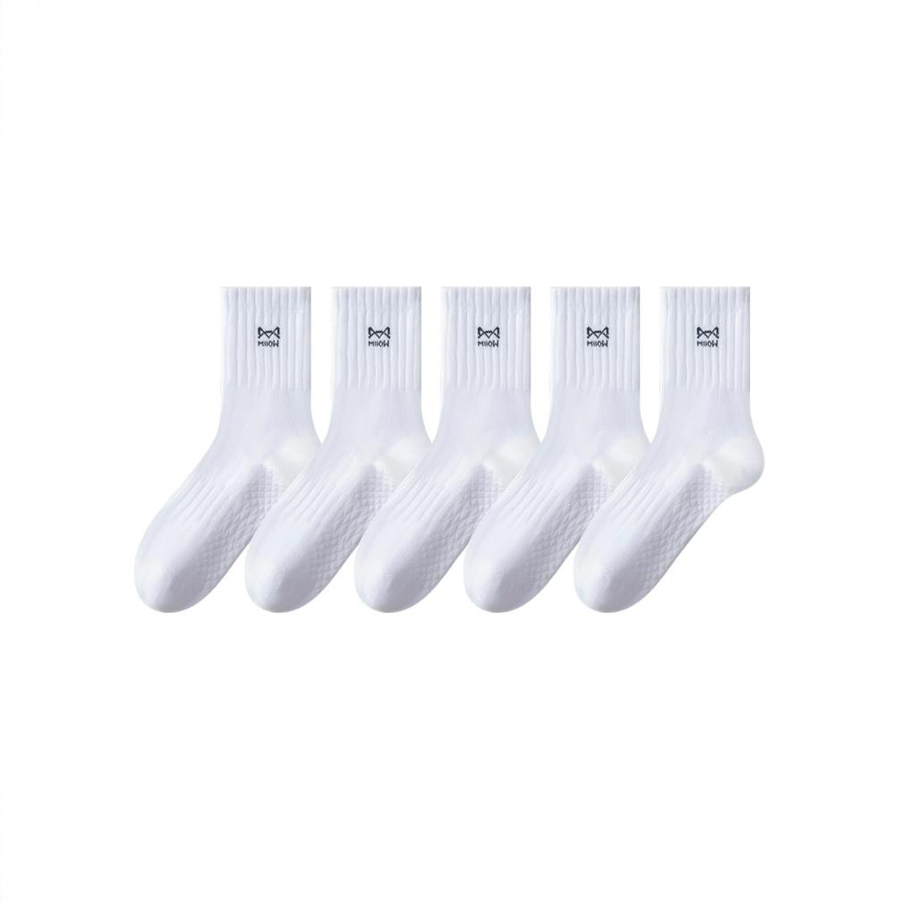 商品配色： 白色 5双