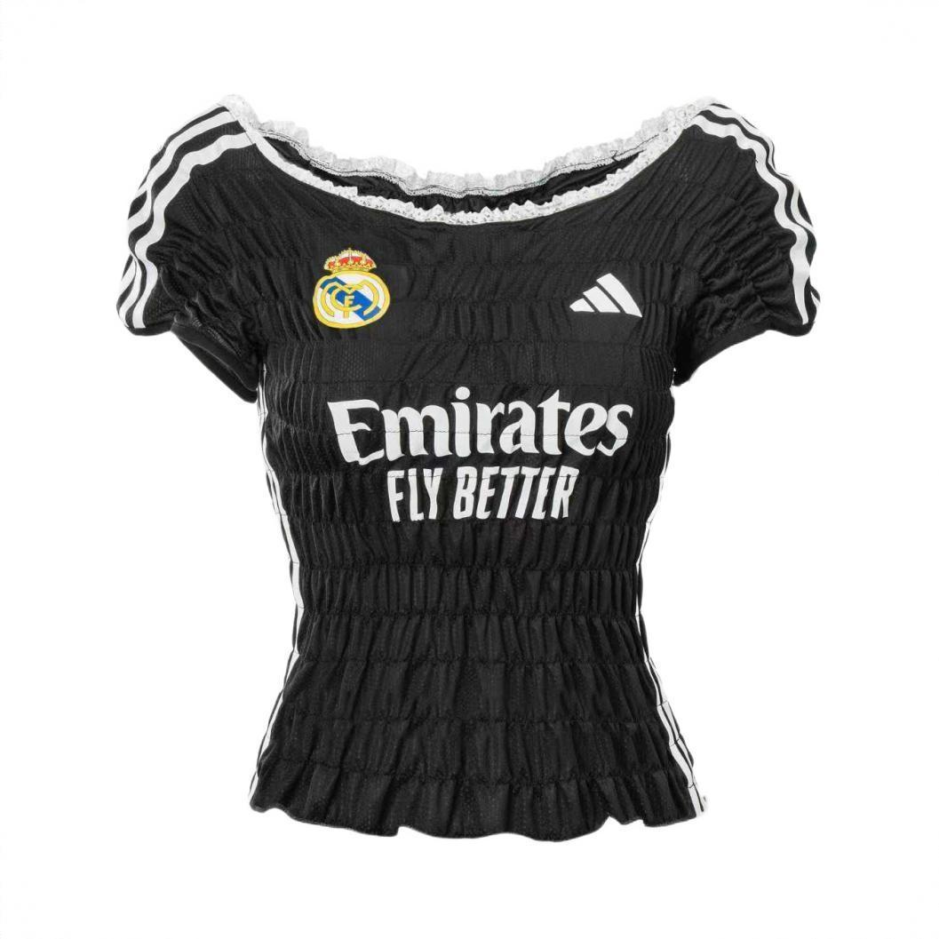 商品配色： 定制/黑/皇马褶皱