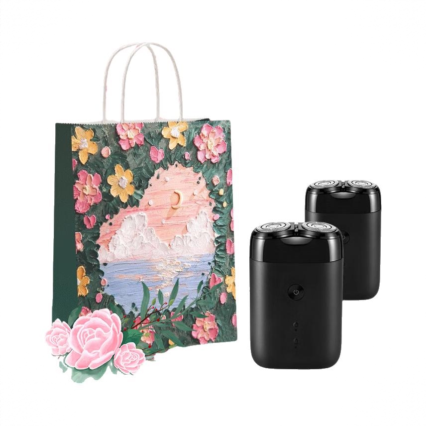 商品配色： 黑色 爱心风景礼盒