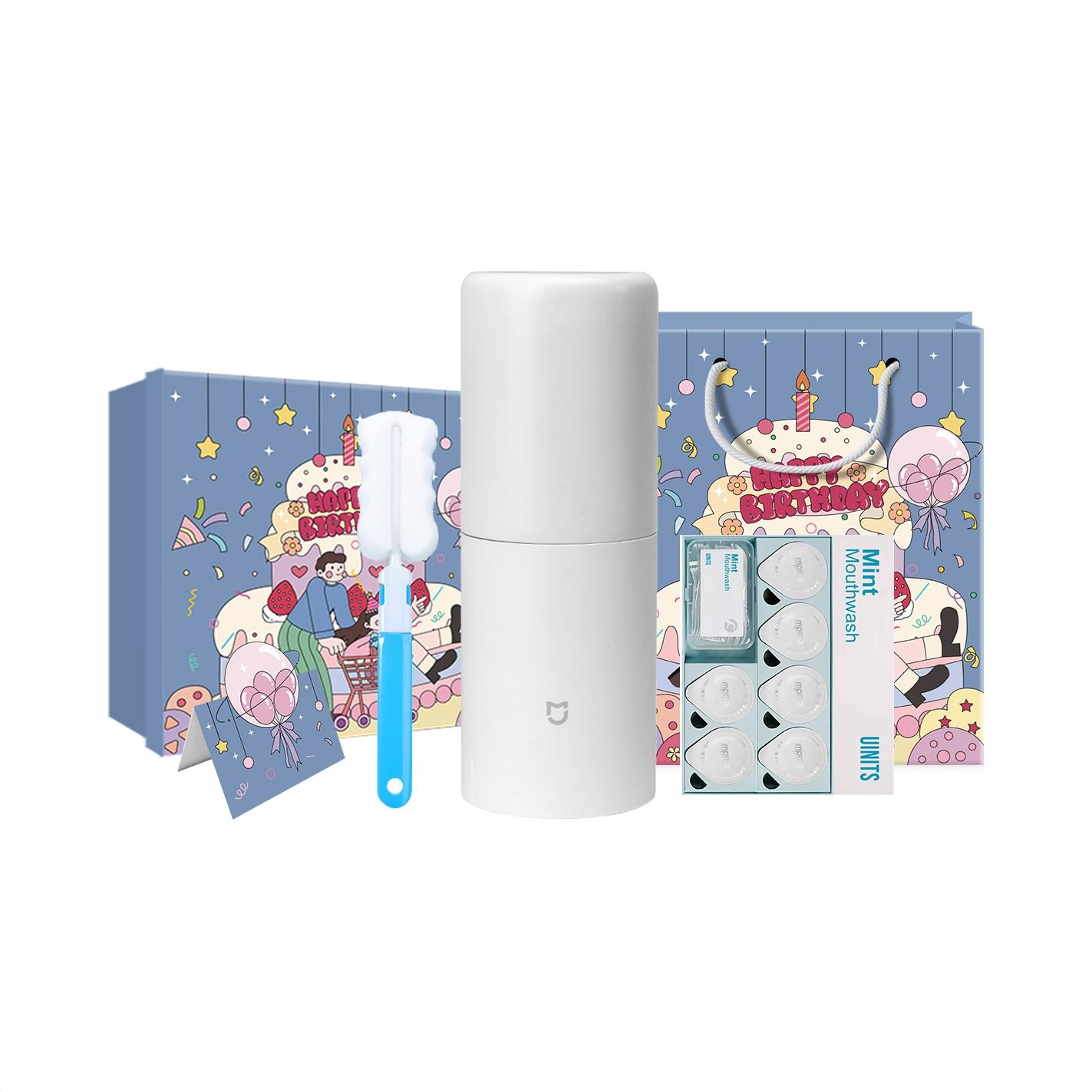 商品配色： 白色 生日呵护礼盒 