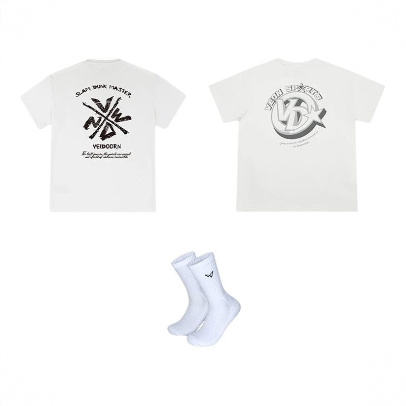 商品配色： 扣碎白+新星白+运动袜