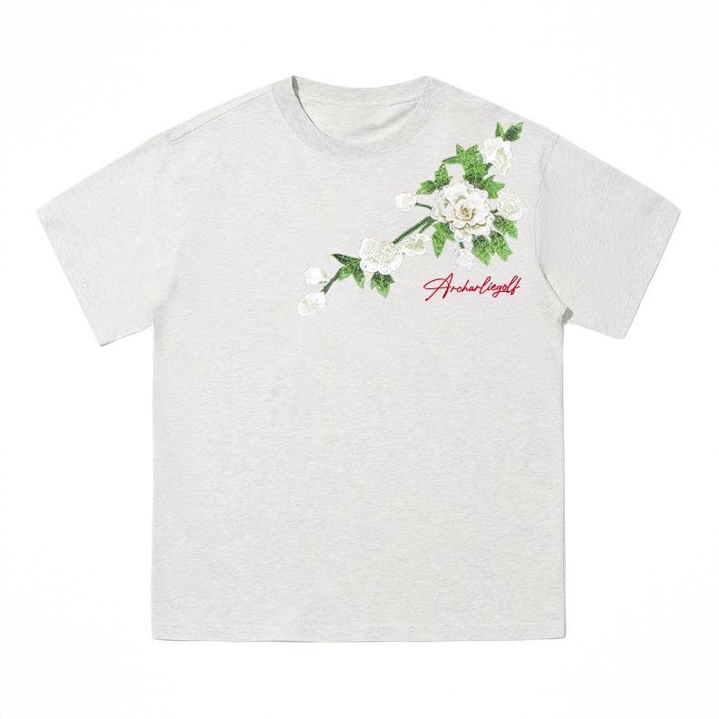 商品配色： 白花灰