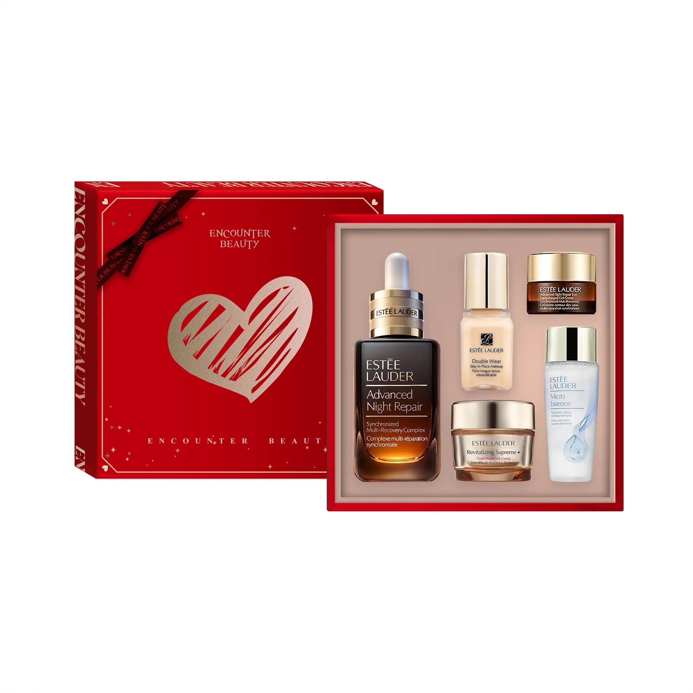 商品配色： 原生液30ml+面霜15ml+精华50ml+眼霜5ml+粉底液7ml