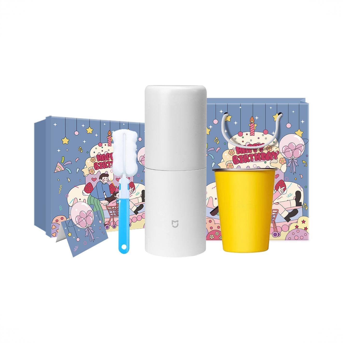 商品配色： 白色 生日洗漱礼盒