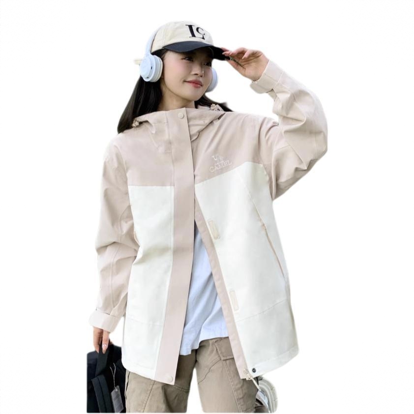 商品配色： 浅卡其/暖白/女款/抓绒内胆