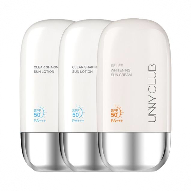 商品配色： 美白SPF50+ 50ml+水润SPF50+ 50ml*2