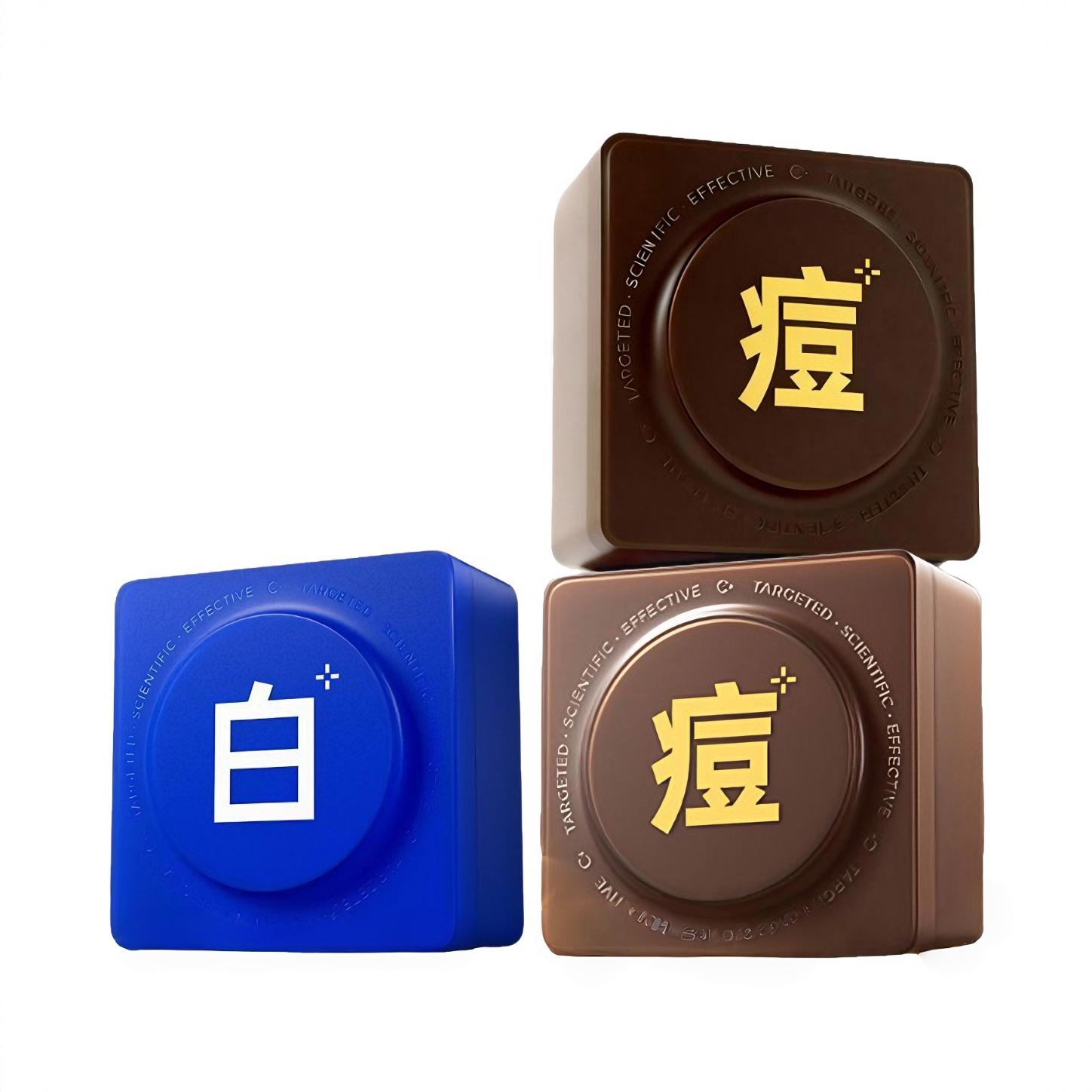 商品配色： 3酸净痘棉片30片*2+淡印发光棉片30片
