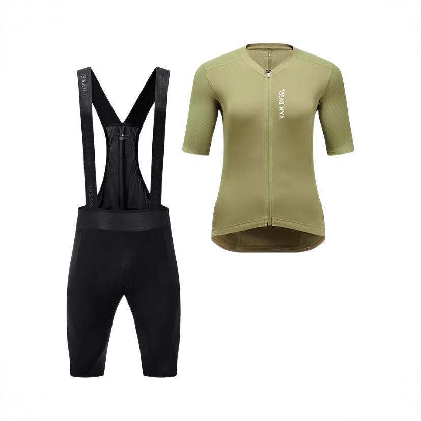 商品配色：  黑绿/含骑行服+骑行裤/两件套