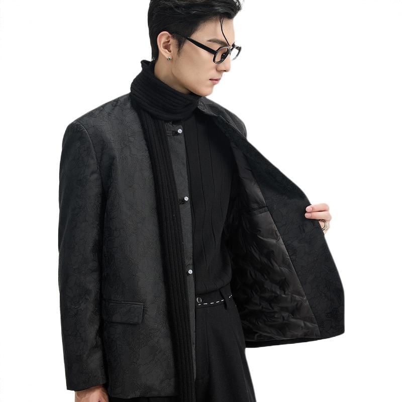 商品配色： 国风黑/轻薄羽绒服款