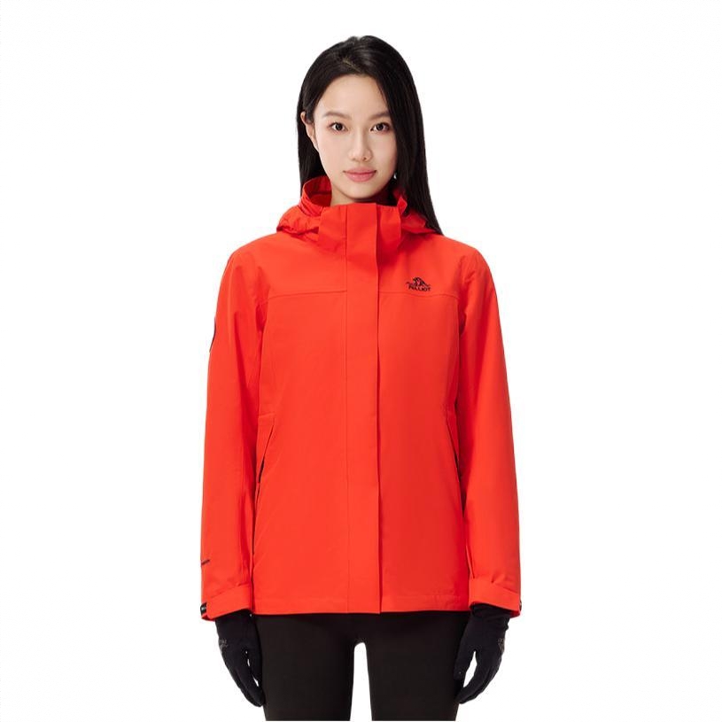 商品配色： 岩浆红/抓绒三合一/女