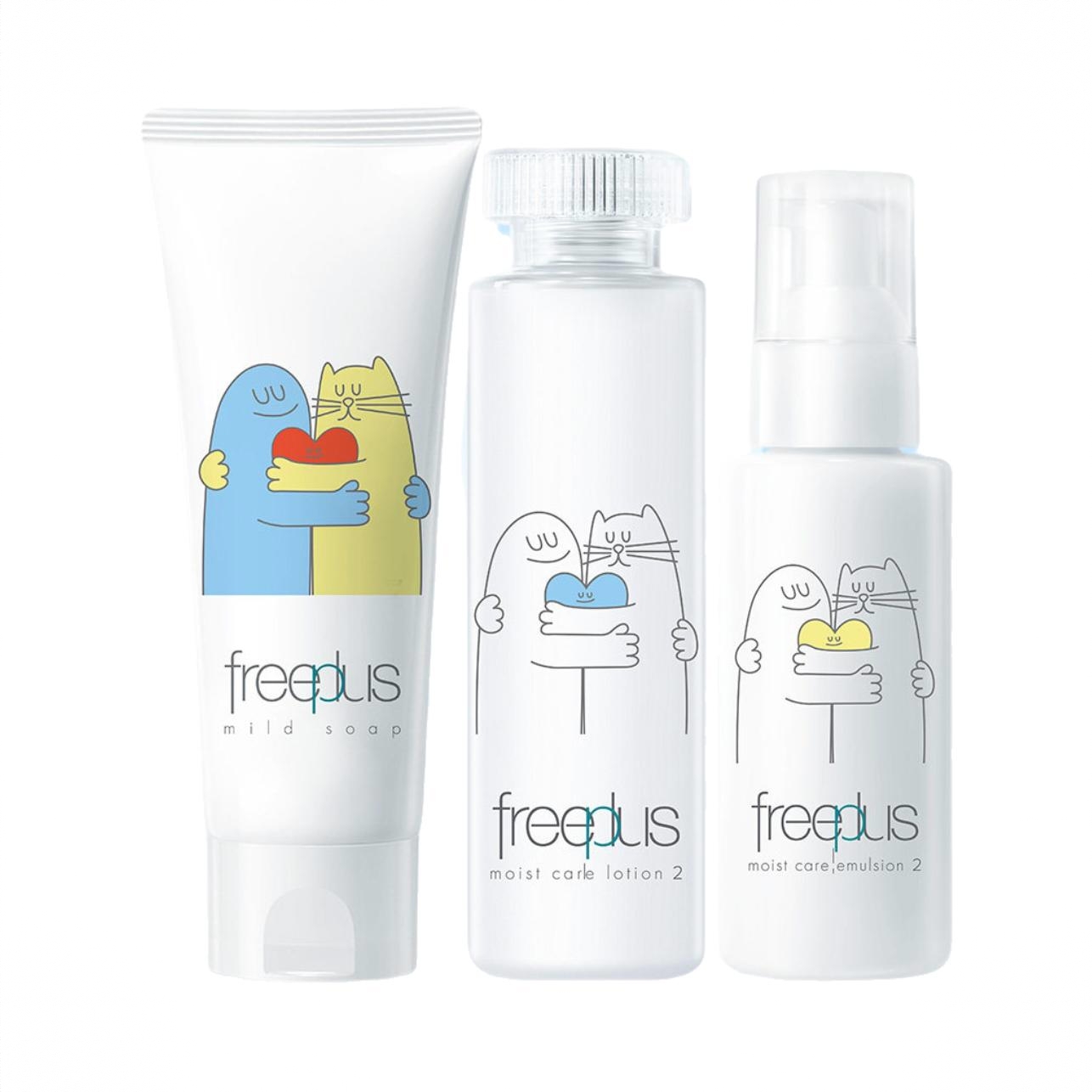 商品配色： 【喵星人限定】滋润水160ml+滋润乳100ml+洁面100g