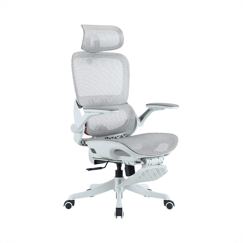 商品配色： 灰色/4D扶手/网布坐垫/有脚踏