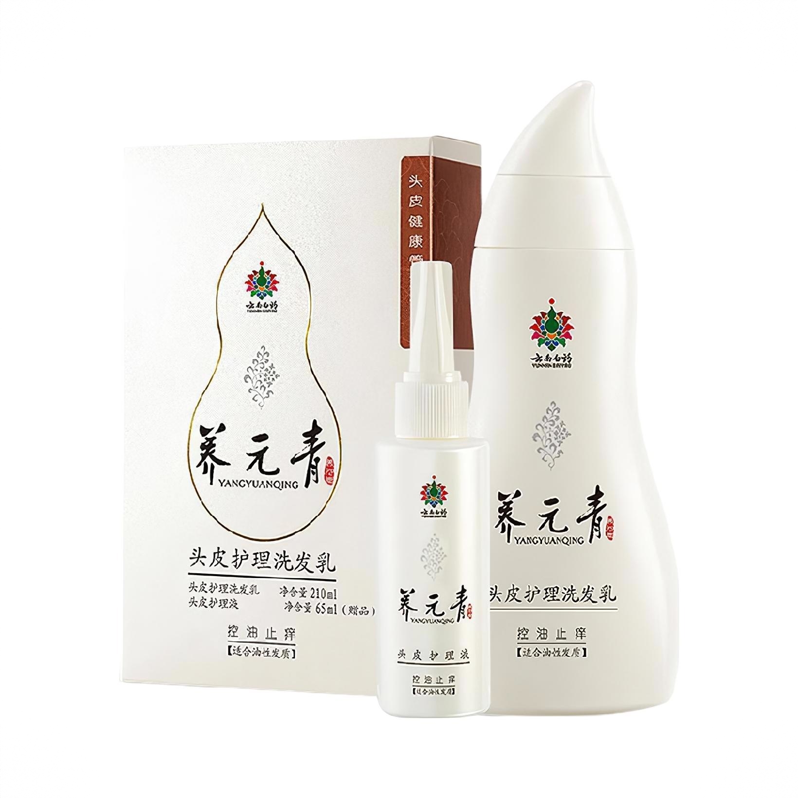 商品配色： 控油止痒洗发水210ml+护理液60ml