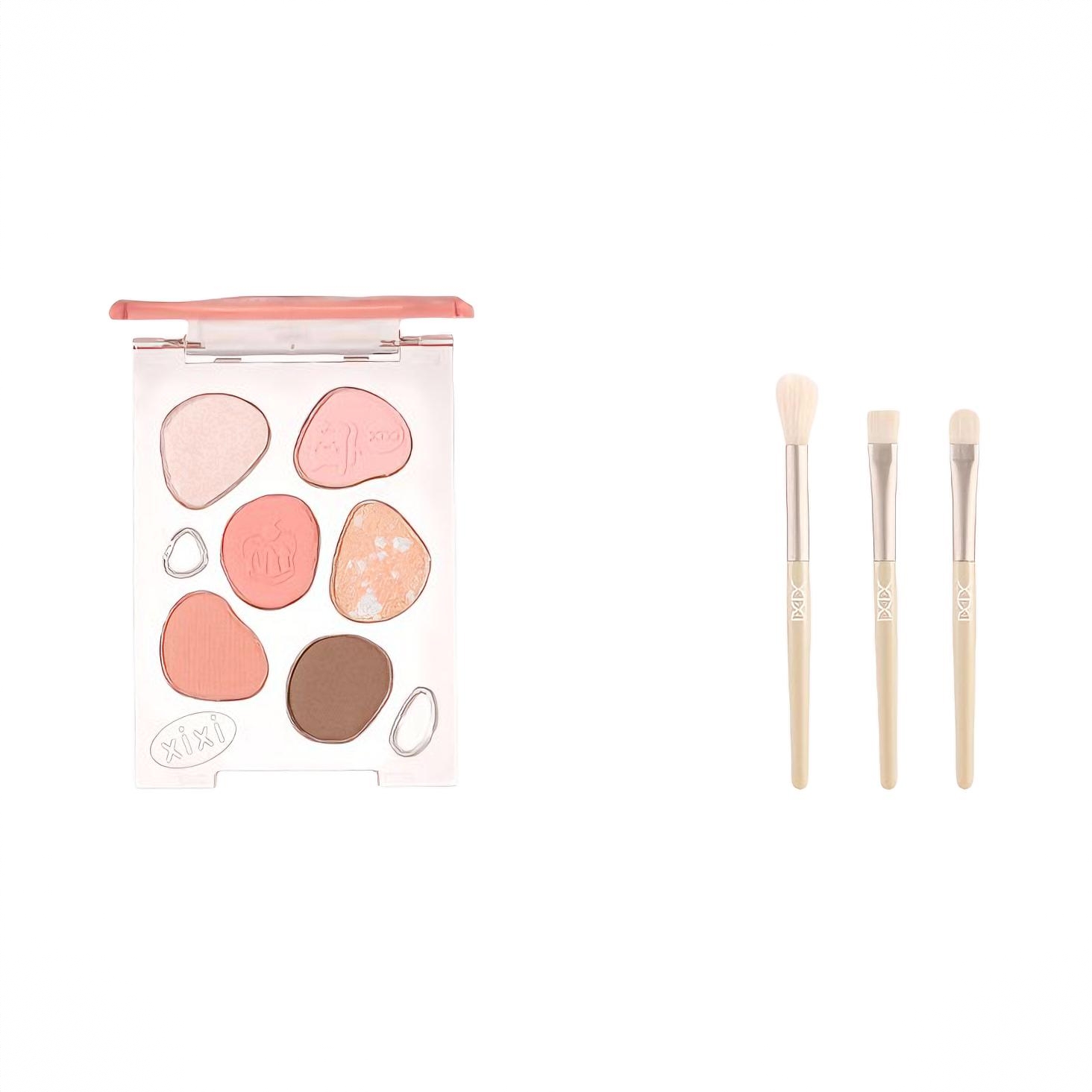 商品配色： 2号眼影盘加3支化妆刷