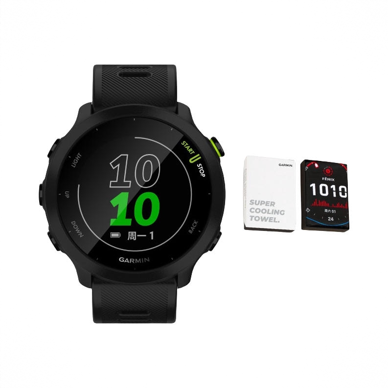 商品配色： 【定制毛巾礼盒】率性黑 Forerunner158