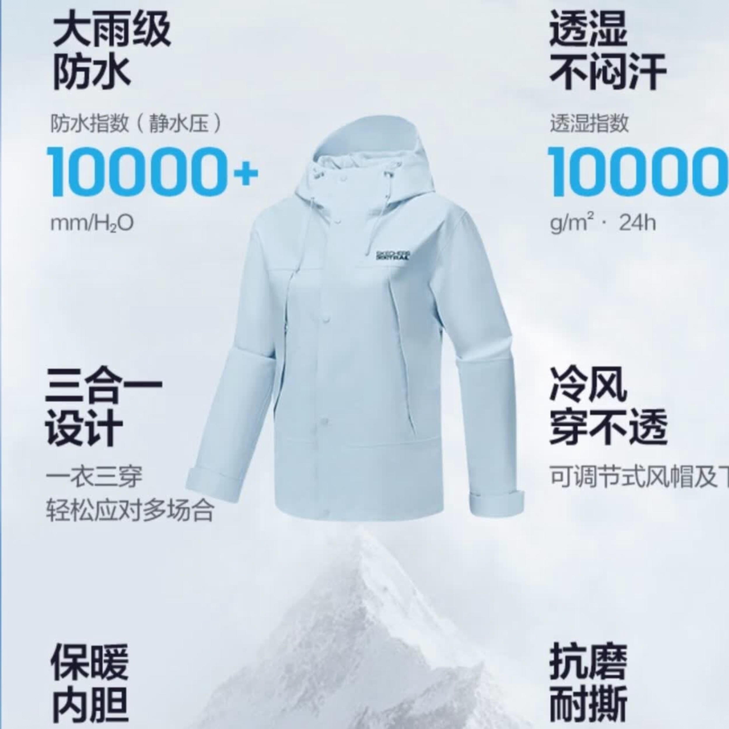商品配色： 晴空蓝/婴儿浅蓝