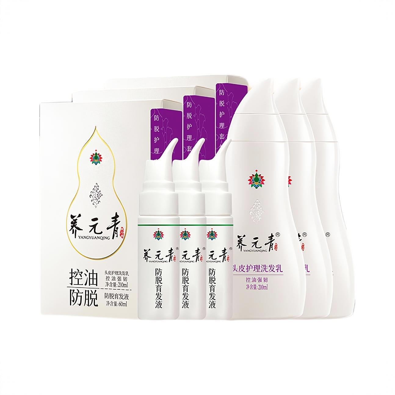 商品配色： 控油强韧洗发水210ml*3+育发液60ml*3