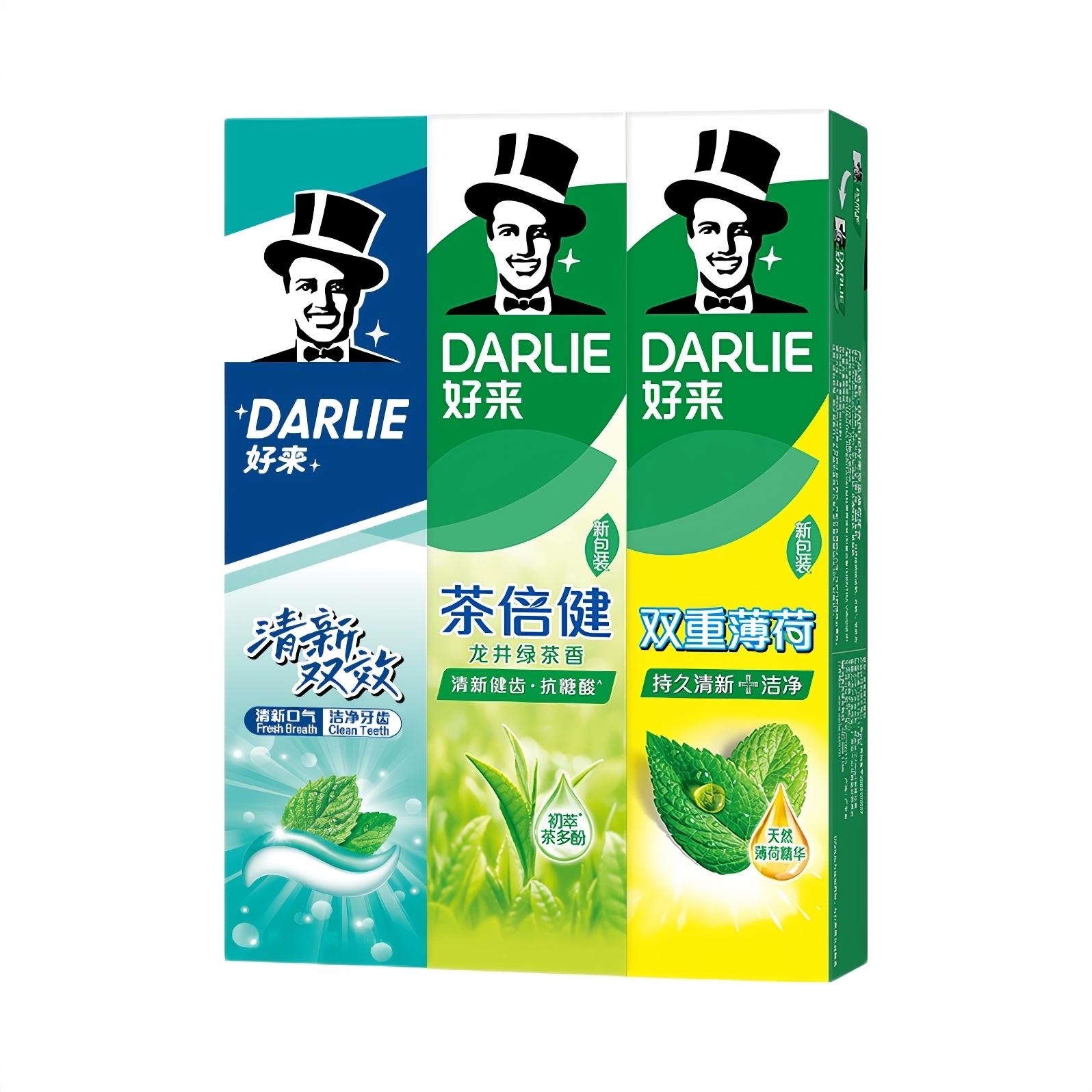 商品配色： 龙井绿茶180g+双重薄荷120g+清新双效200g