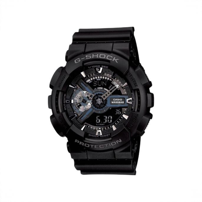 商品配色： 黑蓝 GA-110-1BDR