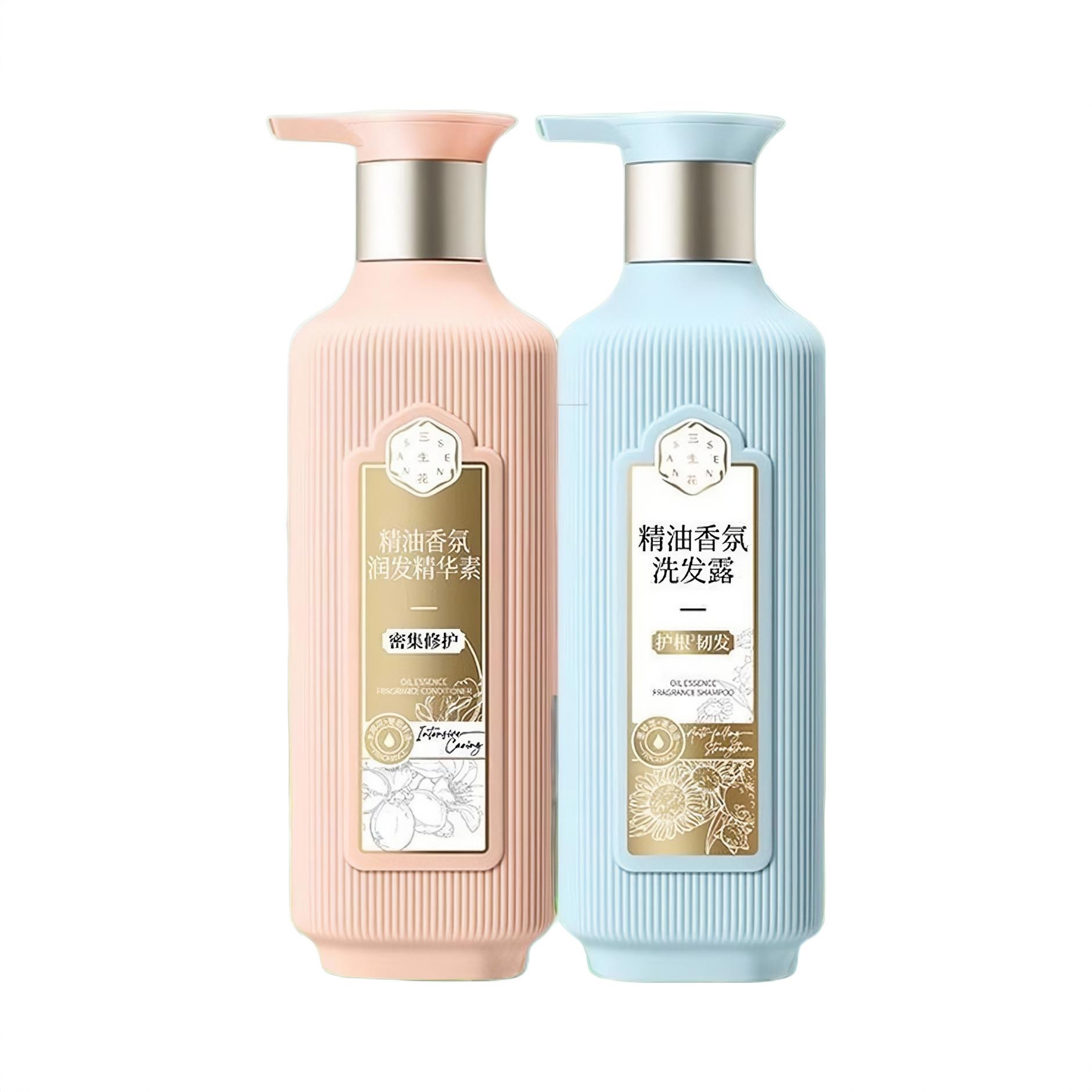商品配色： 护根韧发洗发水800ml+密集修护护发素800ml