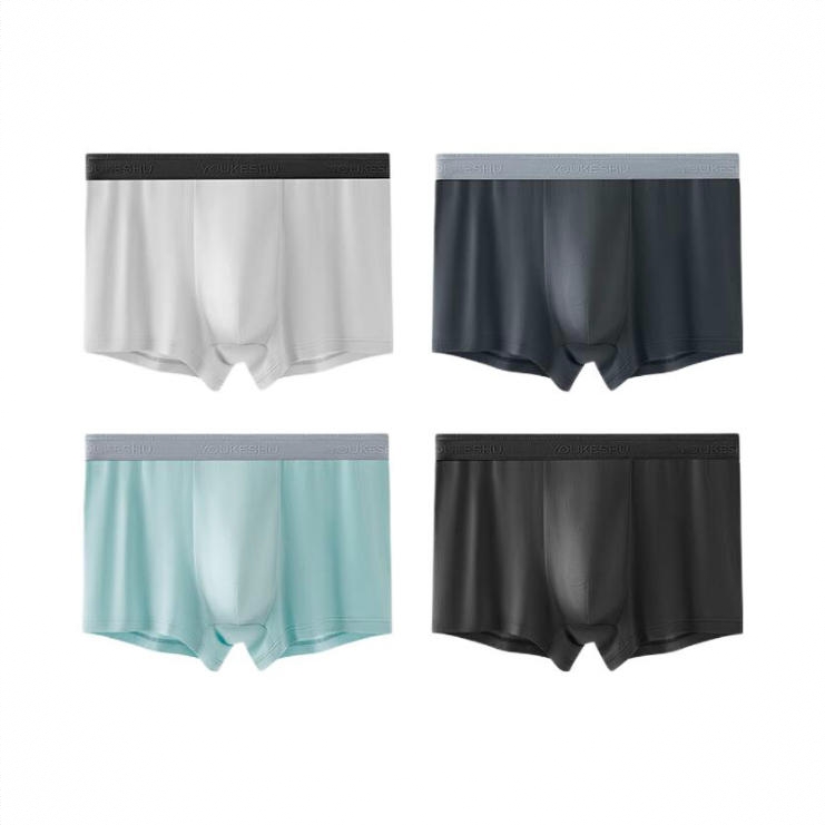 商品配色： 海盐白+火山灰+水绿色+暮黑/4条装