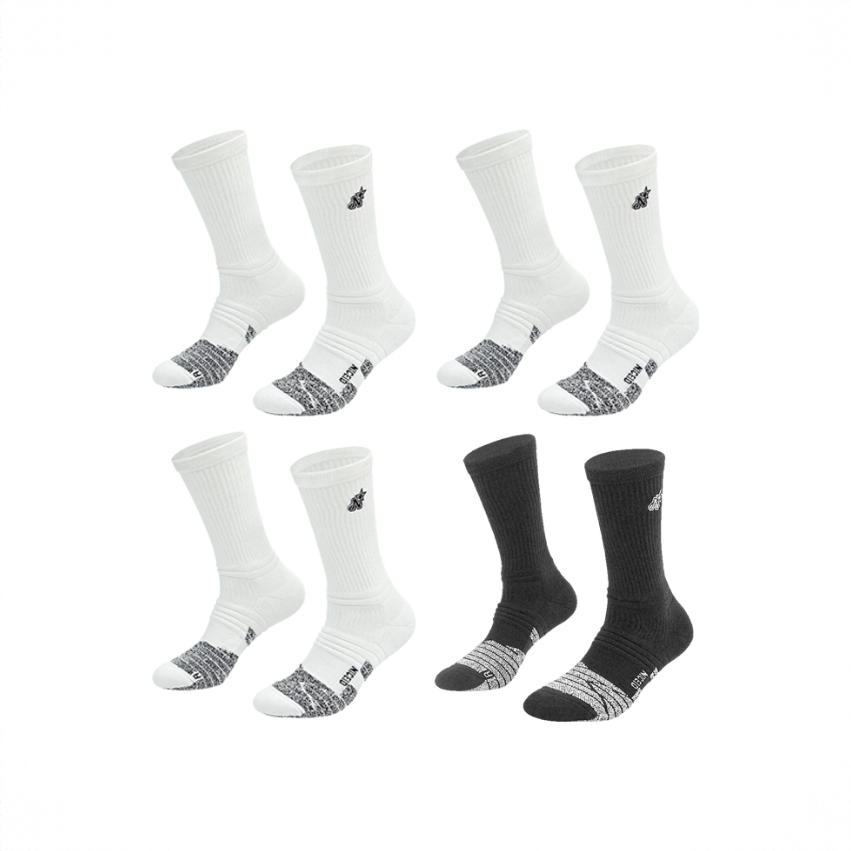 商品配色： 3白色1黑色 4双