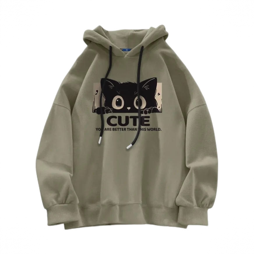 商品配色： 棕榈绿/猫小满