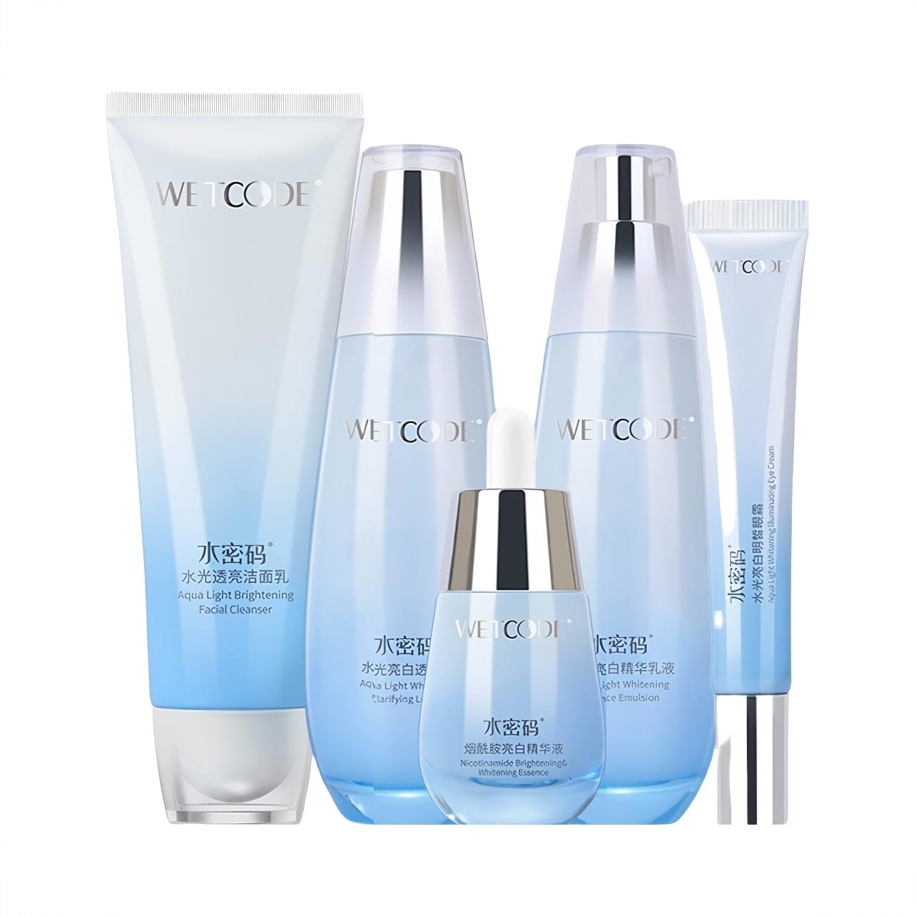 商品配色： 洁面120g+水120ml+乳120ml+眼霜20g+精华液30ml