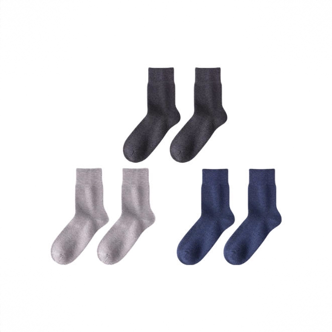 商品配色： 1深灰1浅灰1深蓝 3双