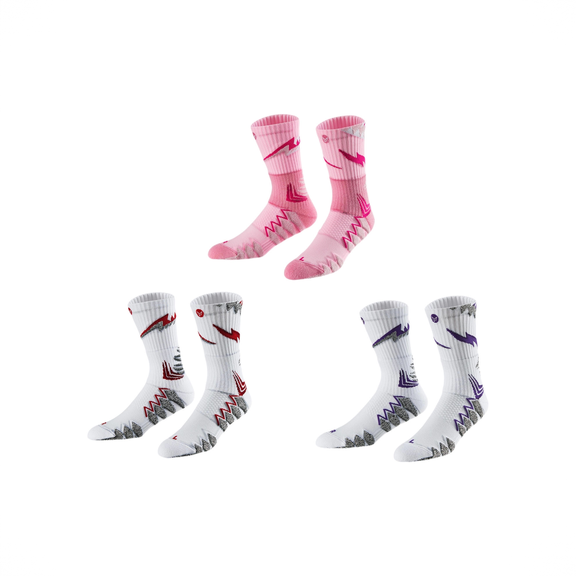 商品配色： 1狂鲨粉1狂鲨白红1狂鲨白蓝 3双