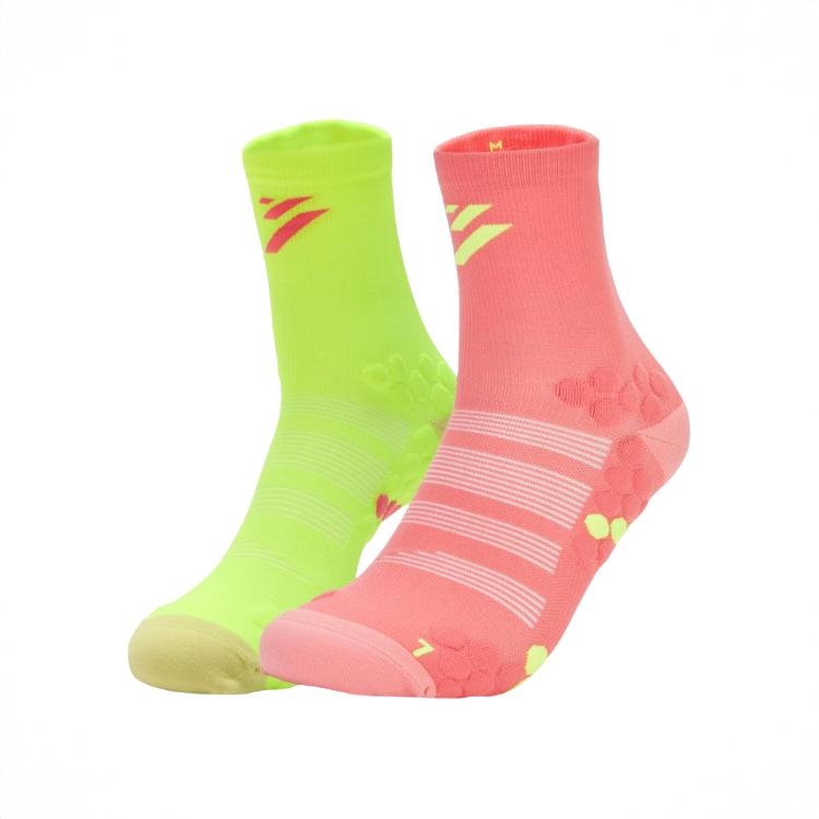 商品配色： 萤光海棠粉/萤光太阳能黄 1双