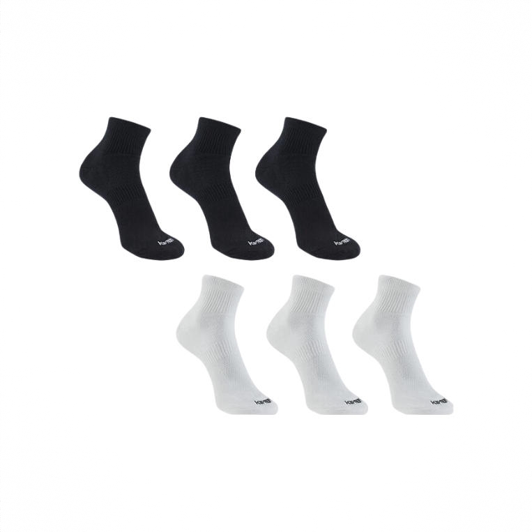 商品配色： 3黑色3白色 6双