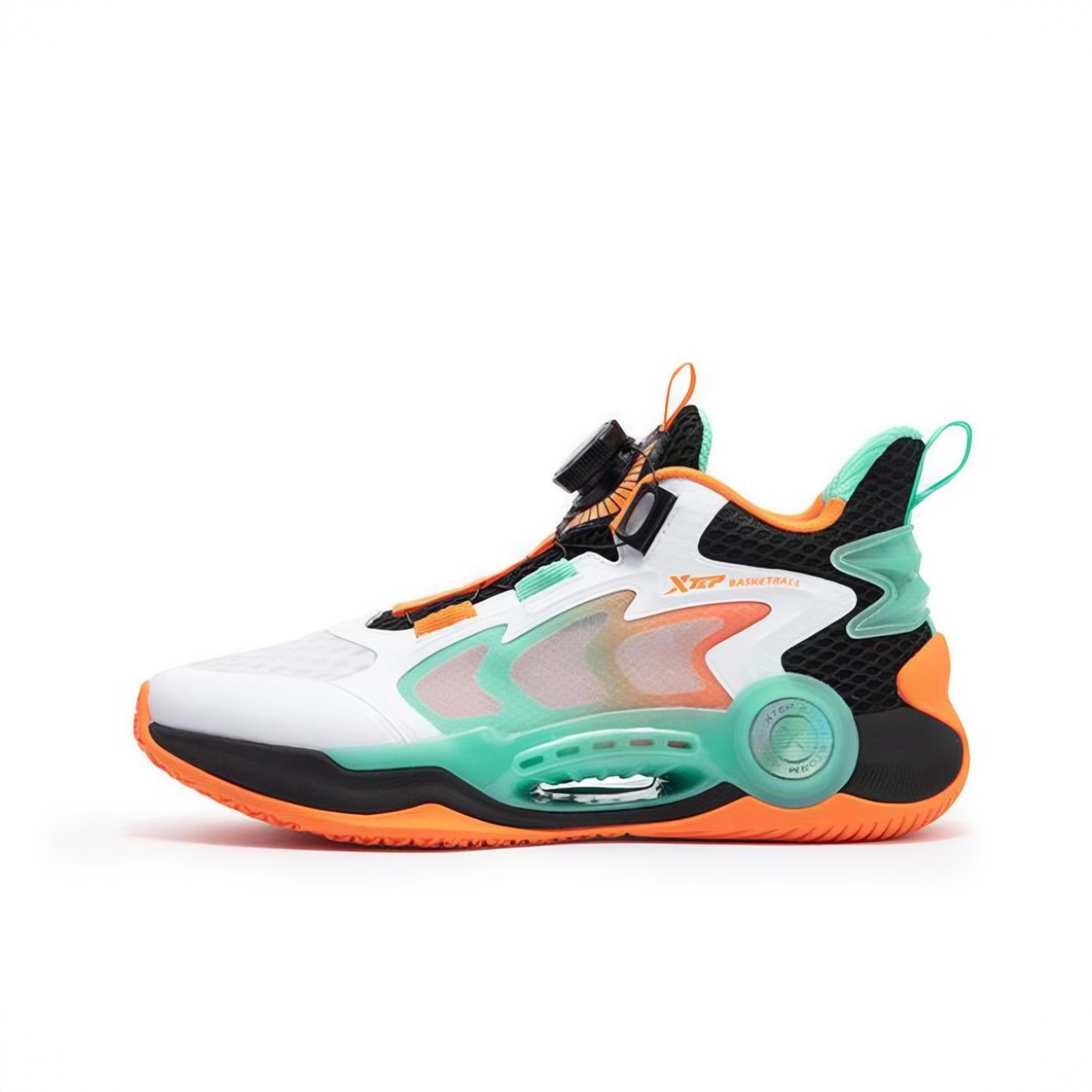 商品配色： 特步白/黑色/极光绿/黄色