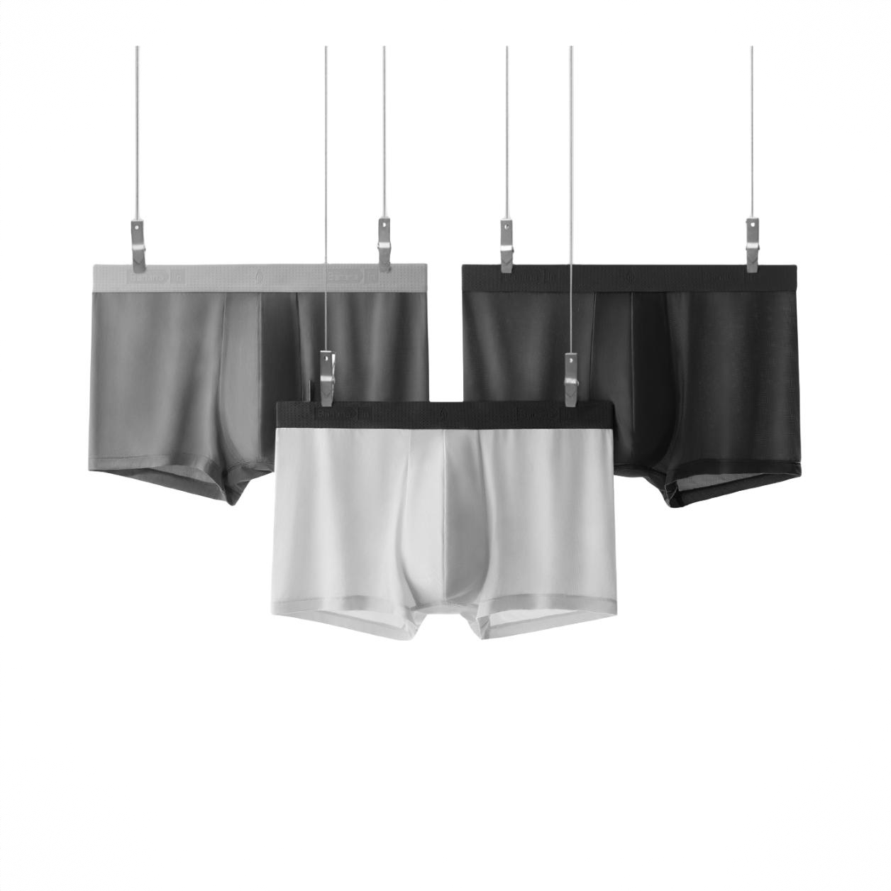 商品配色： 黑+磁铁黑+浅灰/3条装