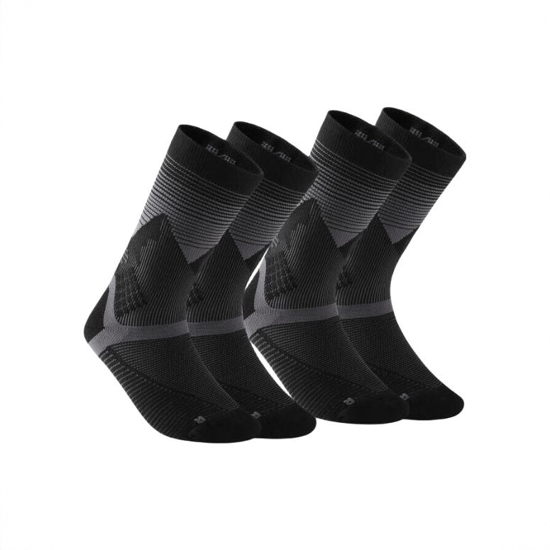 商品配色： 黑色长筒 2双