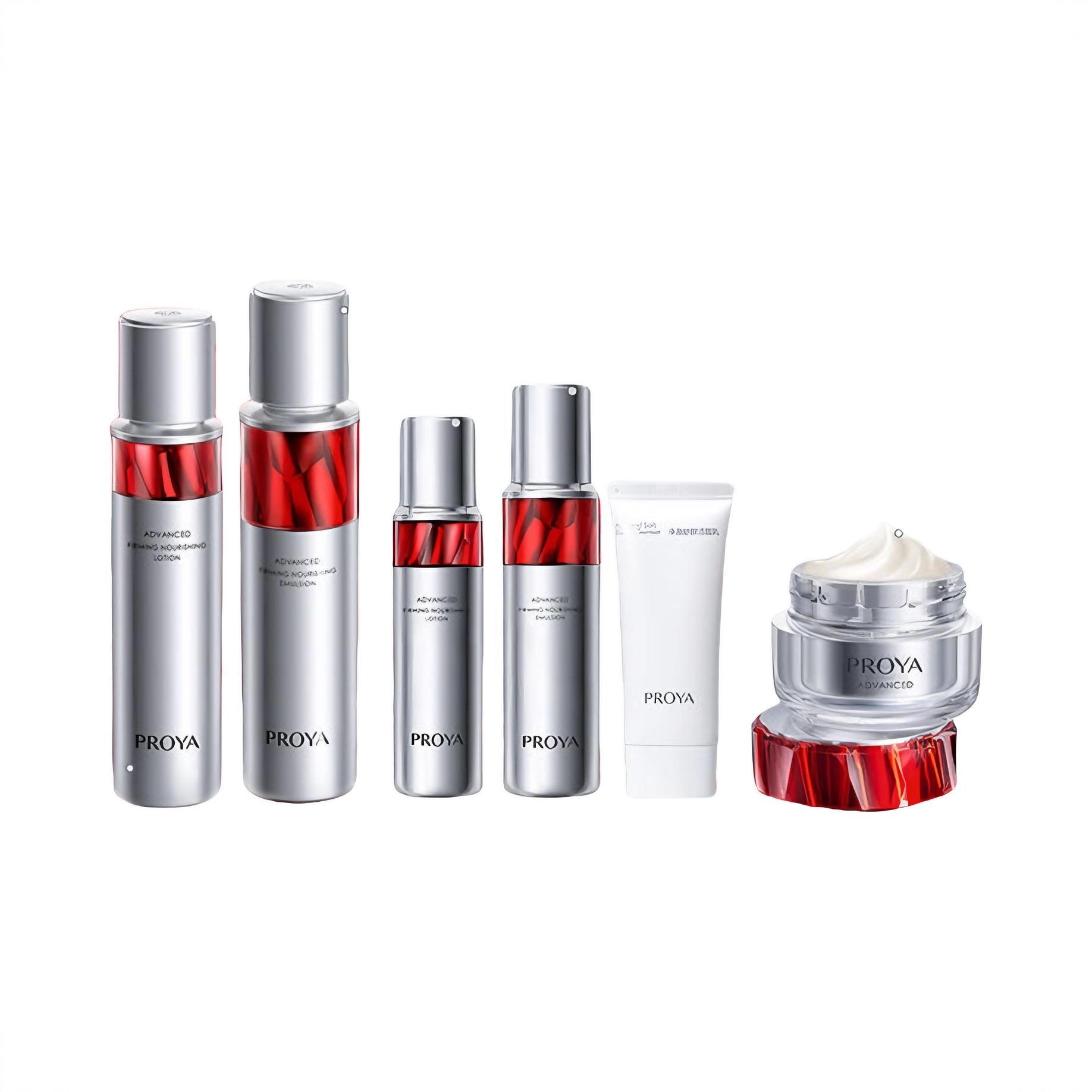 商品配色： 【2.0】水120ml+60ml+【2.0】乳120ml+60ml+【3.0】轻润霜50g+洁面40g