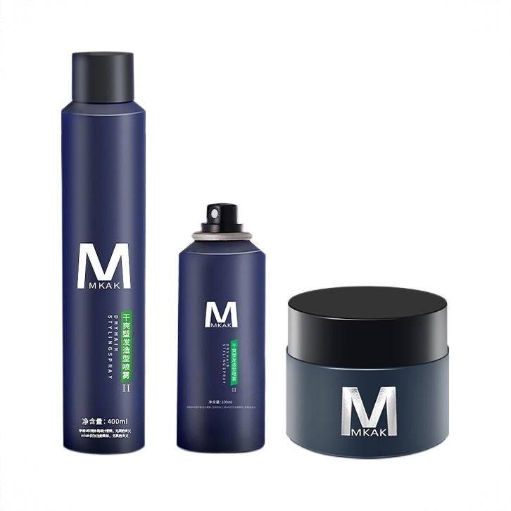 商品配色： 定型喷雾400ml+定型喷雾100ml+发泥100g