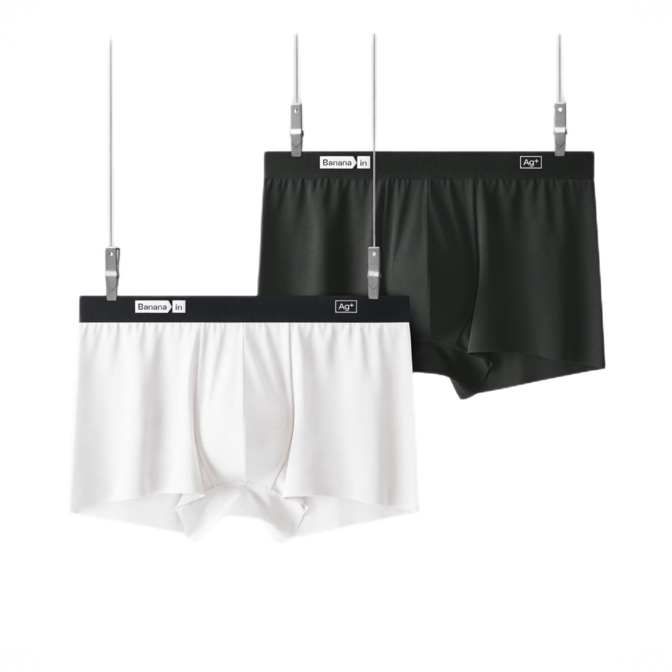 商品配色： 黑+暖白/2条装
