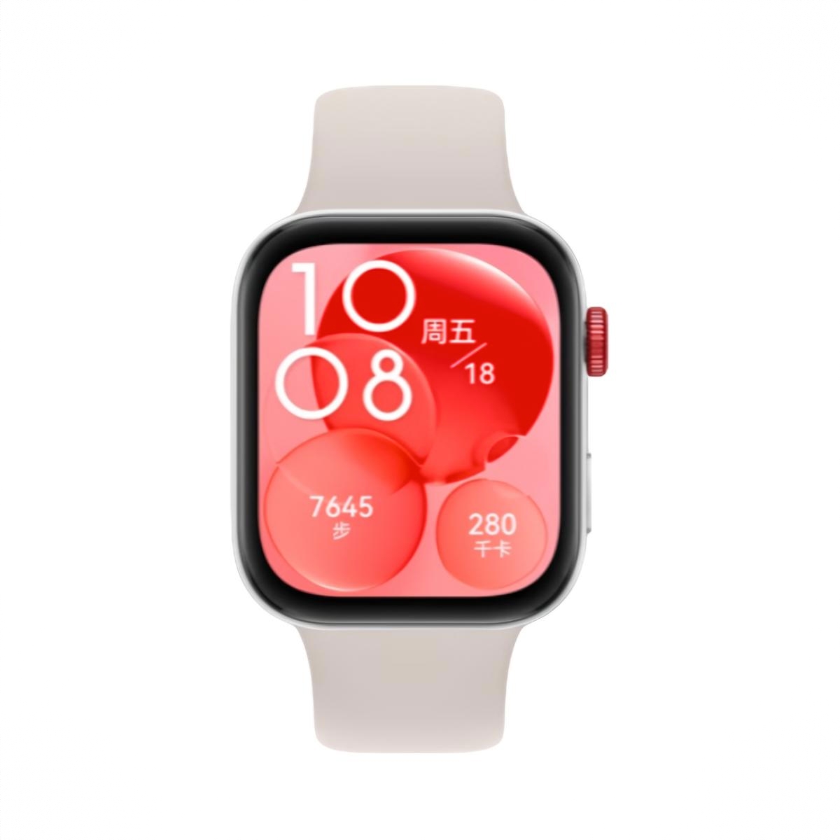 商品配色： 月光白 氟橡胶表带