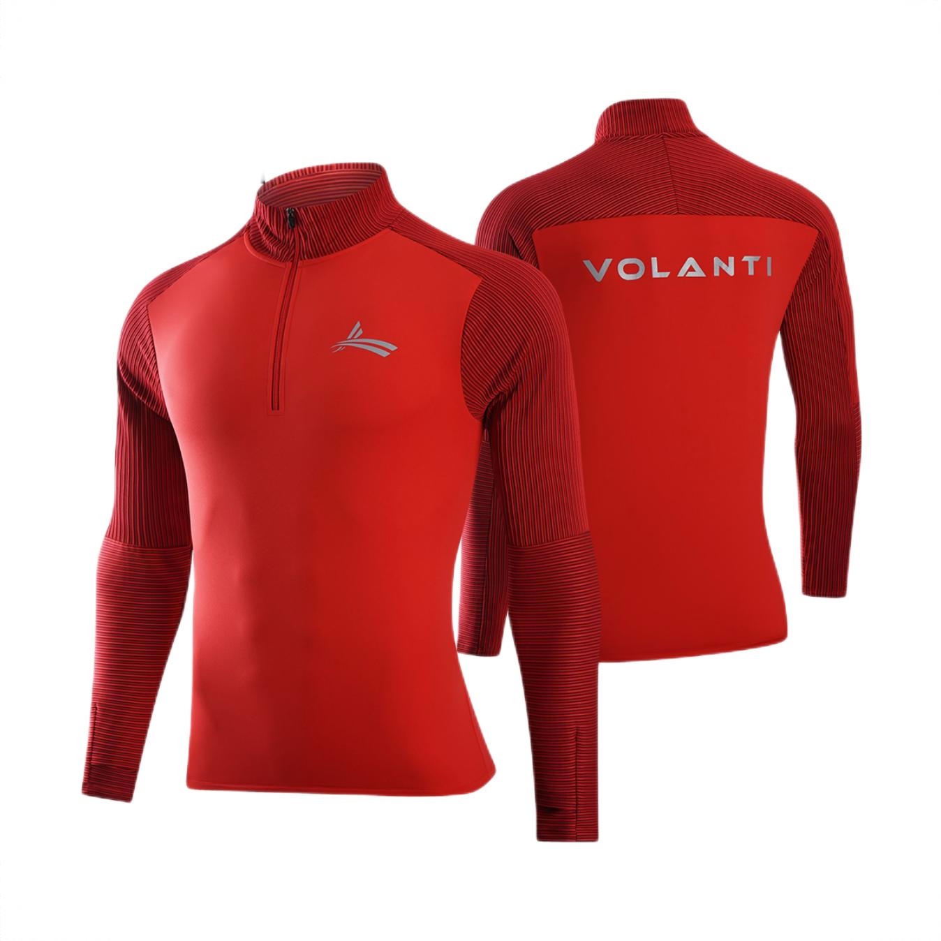 商品配色： 半拉链/红