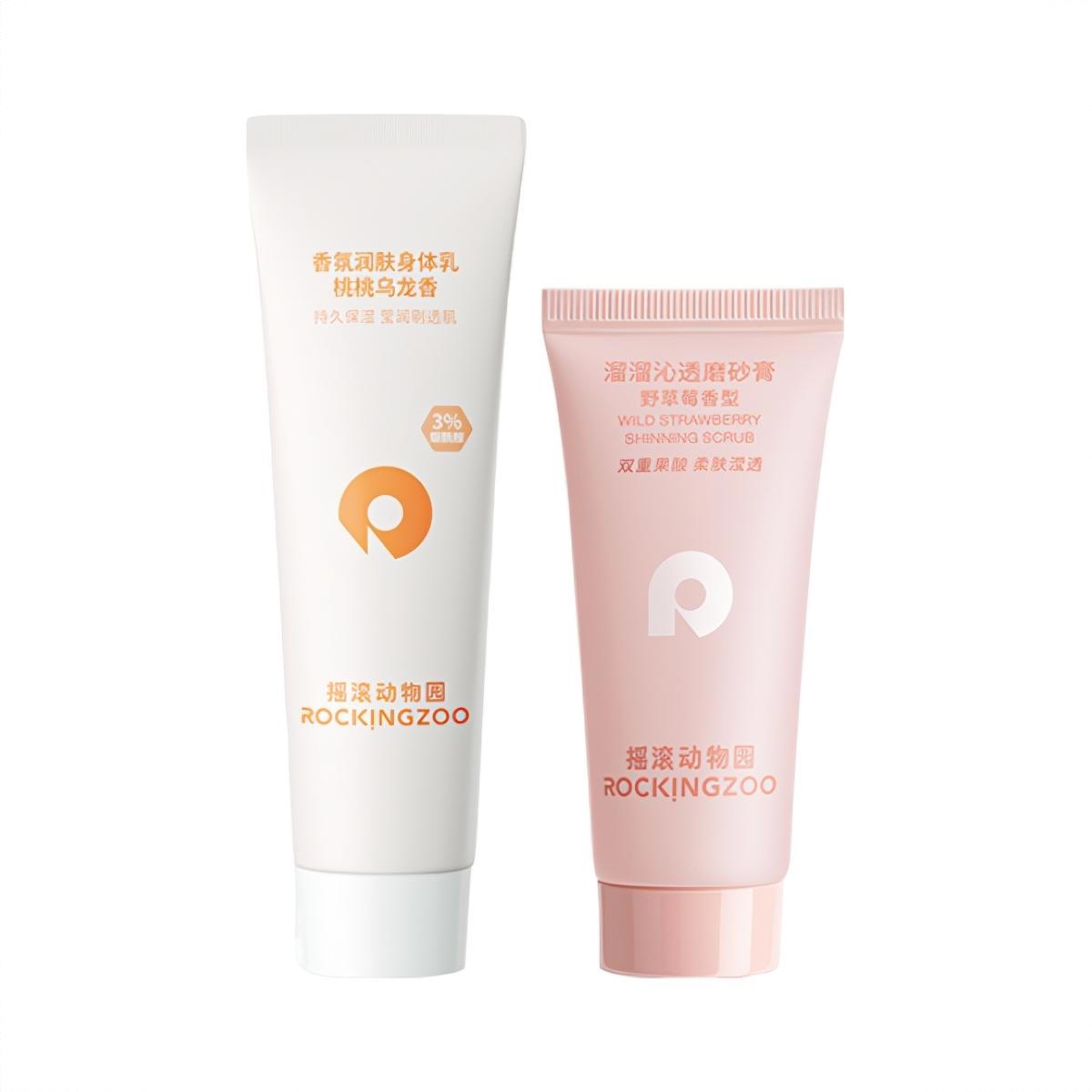 商品配色： 身体乳30g+磨砂膏30g