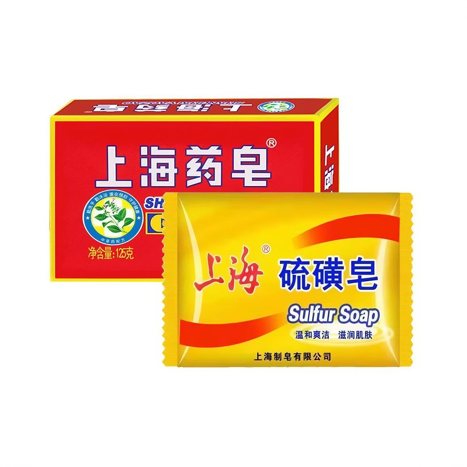 商品配色： 硫磺皂85g+药皂90g