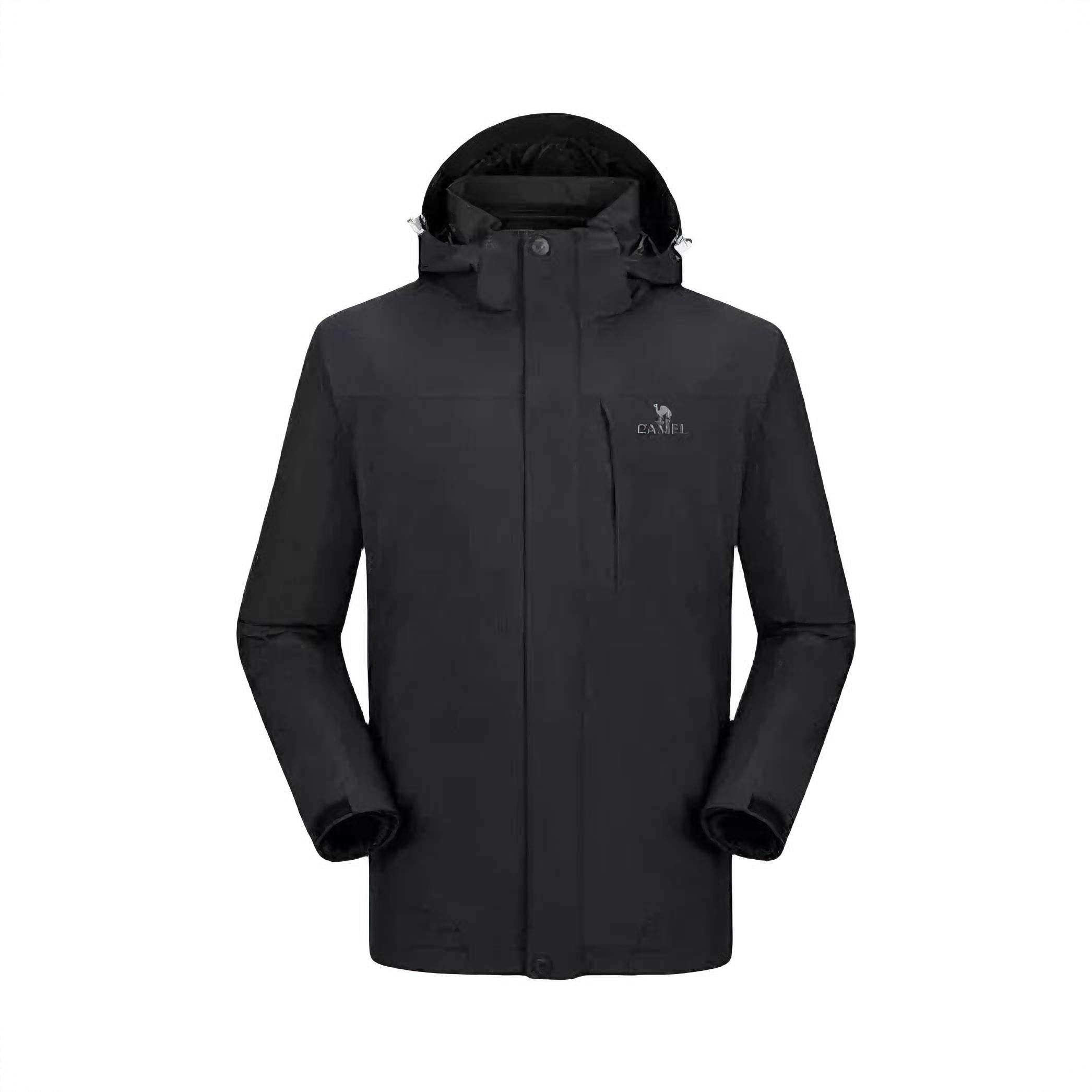 商品配色： 防水外壳/抓绒内胆/黑/男