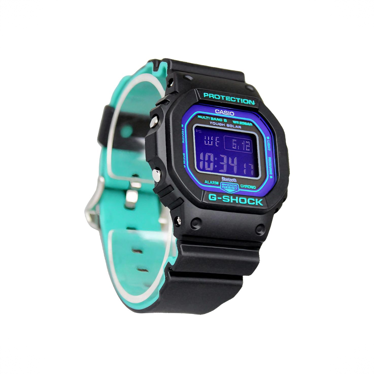 商品配色： 黑蓝 GW-B5600BL-1