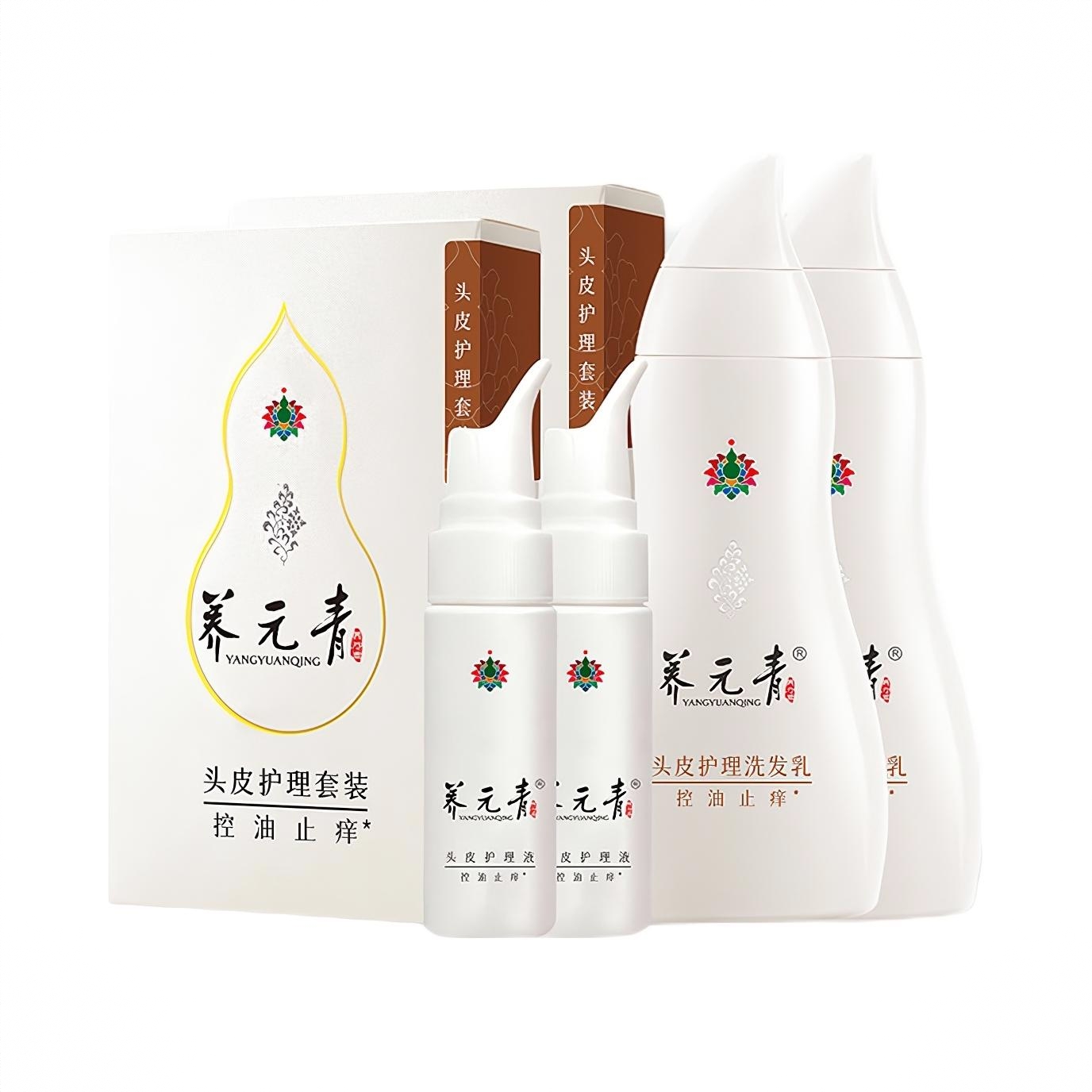 商品配色： 控油止痒洗发水210ml*2+护理液60ml*2