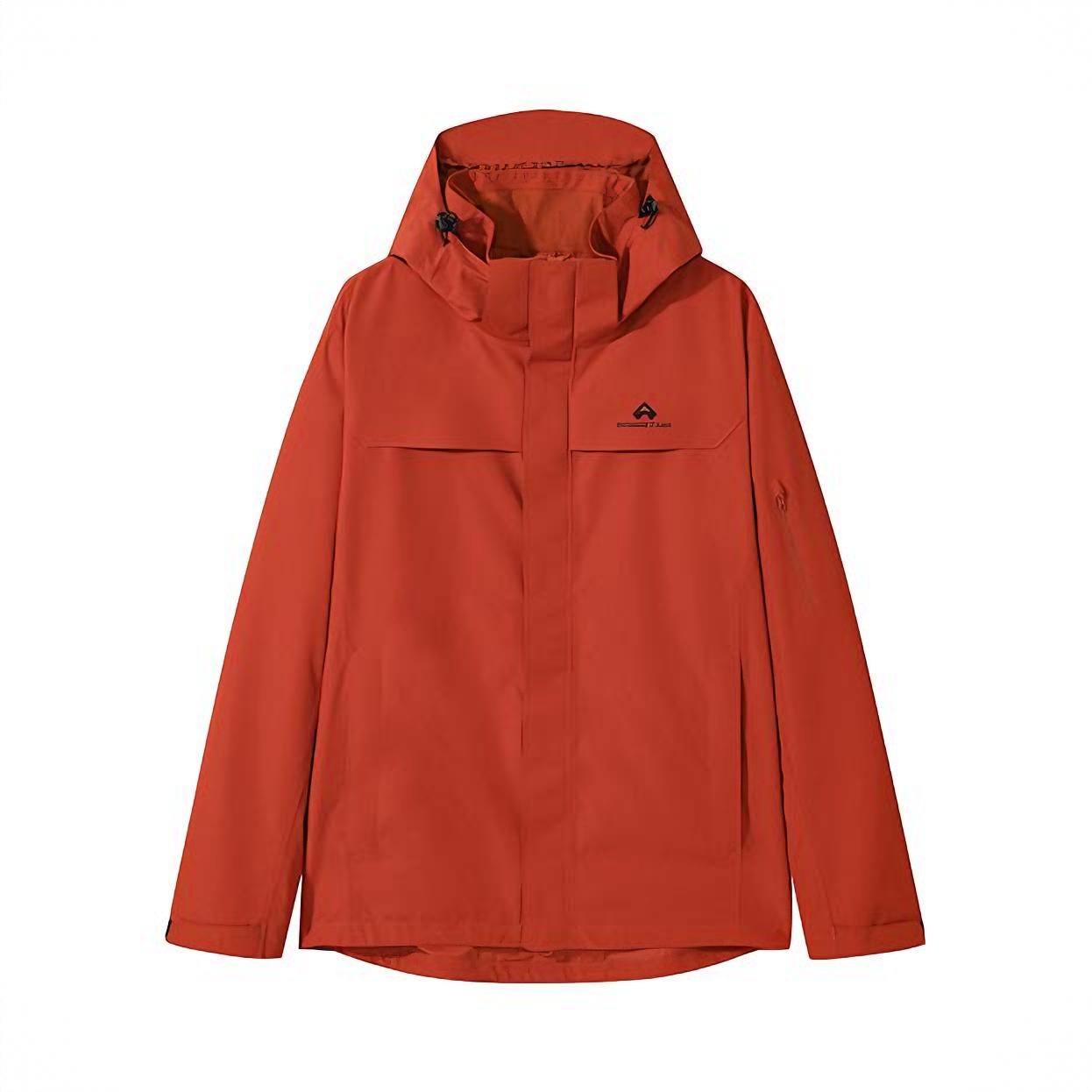 商品配色： 男款/抓绒内胆三合一/朱雀红