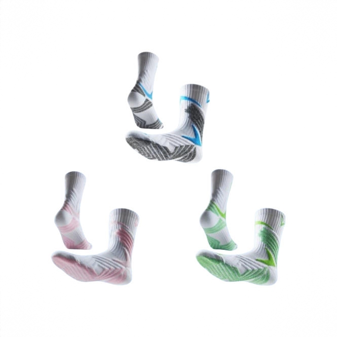 商品配色： 1蓝1粉1绿 3双